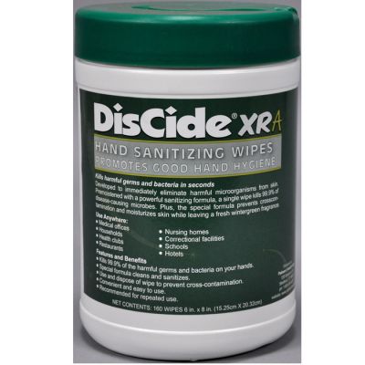 DisCide-XRA Hand Sanitizing Towelettes